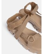 Don't Wait Up beige rubberen sandalen