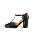 Zapatos de tacón negros de piel Galactic Night