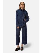 Room For Two zwarte leren muiltjes