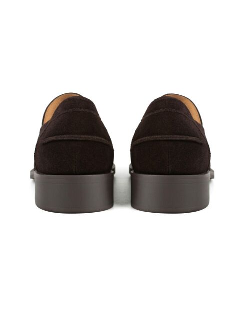 Instappers van bruin suède van Crush On U