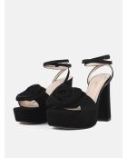 Goddess Of Love zwarte suède hoge hakken - Hak: 11 cm