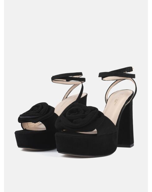 Goddess Of Love zwarte suède hoge hakken - Hak: 11 cm