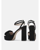 Goddess Of Love zwarte suède hoge hakken - Hak: 11 cm