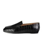 Schwarze Loafer Sweet Sensation aus Leder