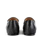 Schwarze Loafer Sweet Sensation aus Leder