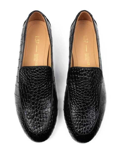 Schwarze Loafer Sweet Sensation aus Leder