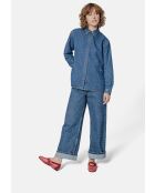 Spend My Day Ballerinas aus rotem Lackleder/Mesh