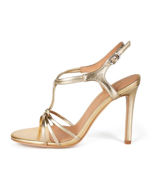 Sandali Moonlight Glow in pelle dorata