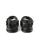 Sandali Chasing The Dragon in pelle nera