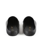 All at Once zwarte leren muiltjes