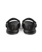 Mules de piel negro/marrón Not My Problem