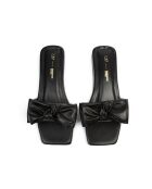 Mules Costa Calma in pelle nera