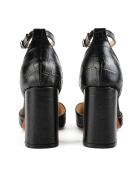 Escarpins en cuir Viper Shadow Dream noires