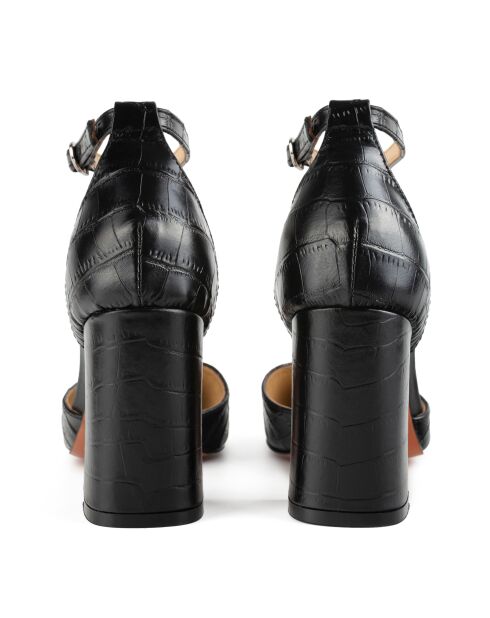 Escarpins en cuir Viper Shadow Dream noires