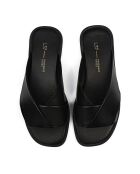 Mules Victory in pelle nera