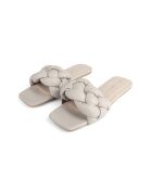 Mules Over The Sun de piel beige