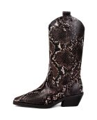 Bottes en cuir Holly Leaves marron