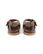 Bruine leren sandalen Chasing The Dragon