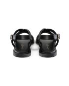 Sandali Nothing To Hide in pelle nera