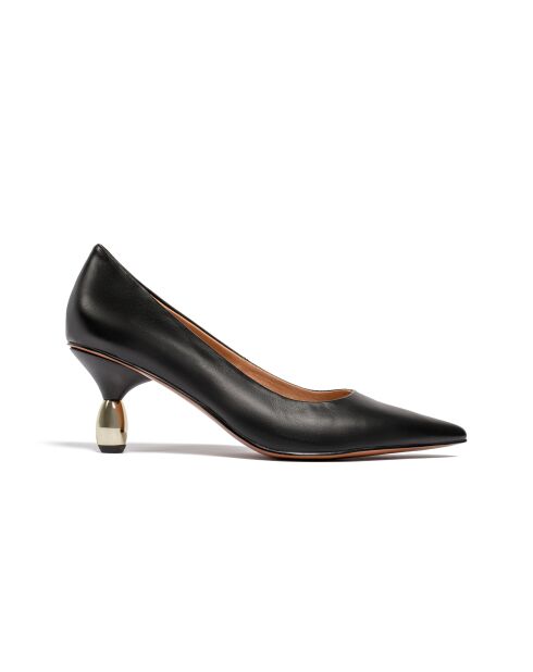 Escarpins en cuir Italian Job noirs