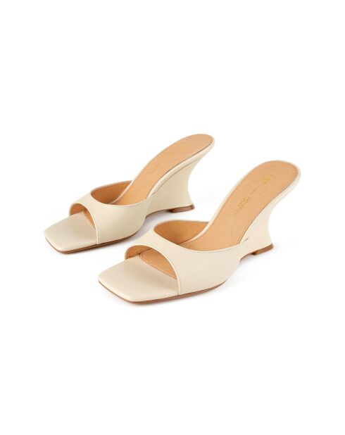 Mules de piel On Top Of The World nudes