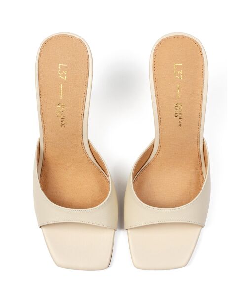 Mules de piel On Top Of The World nudes