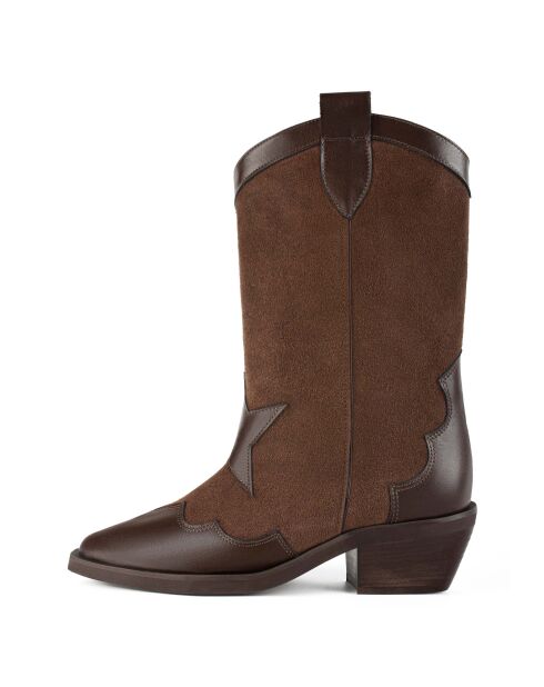 Bottes en cuir/daim Sky Full Of Stars marron