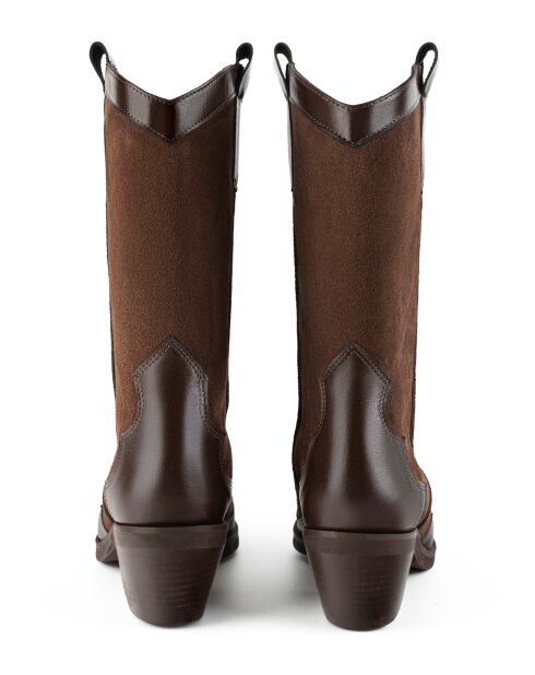 Bottes en cuir/daim Sky Full Of Stars marron