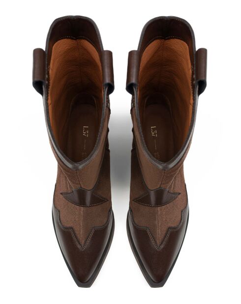 Bottes en cuir/daim Sky Full Of Stars marron