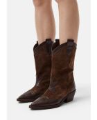 Bottes en cuir/daim Sky Full Of Stars marron