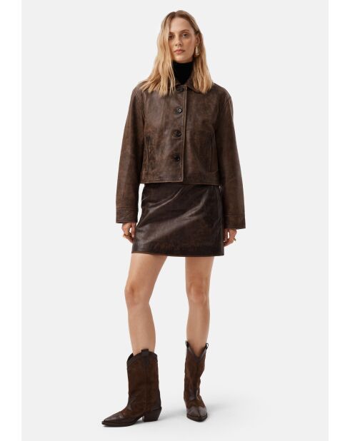 Bottes en cuir/daim Sky Full Of Stars marron