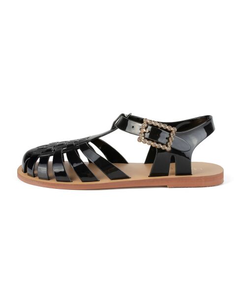 Feel The Breeze zwarte sandalen van pvc