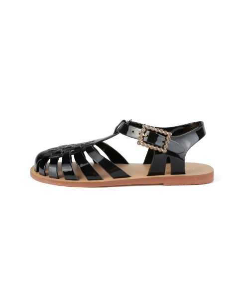 Feel The Breeze zwarte sandalen van pvc