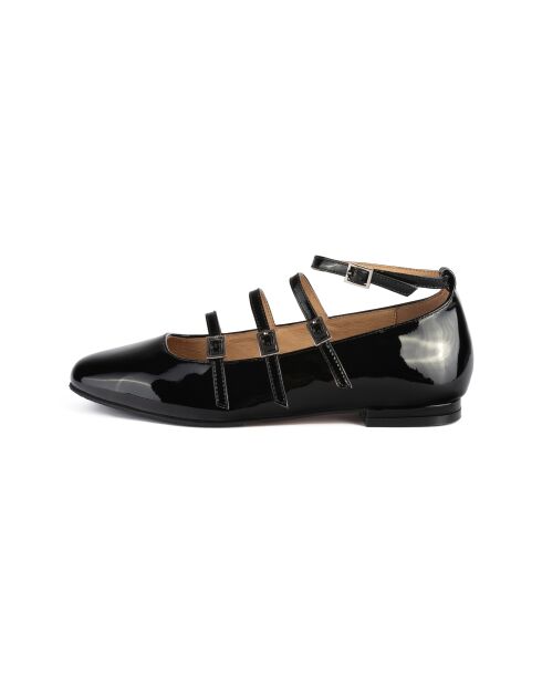 Ballerines en cuir Cheers noires