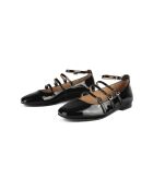 Ballerines en cuir Cheers noires