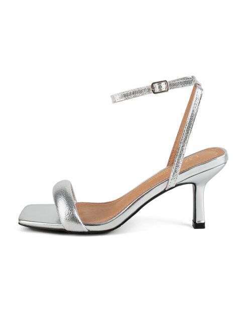 Sandali Hypnotic in pelle color argento