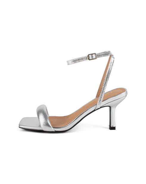 Sandali Hypnotic in pelle color argento