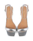 Sandali Hypnotic in pelle color argento