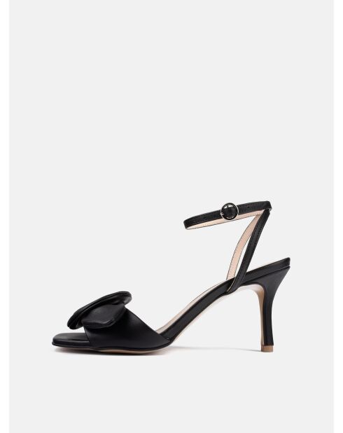 Careless Whisper zwarte leren hoge hakken - Hak: 6 cm