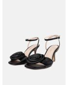 Careless Whisper zwarte leren hoge hakken - Hak: 6 cm