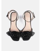 Careless Whisper zwarte leren hoge hakken - Hak: 6 cm