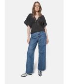 Balleriness en cuir No Regrets argentées