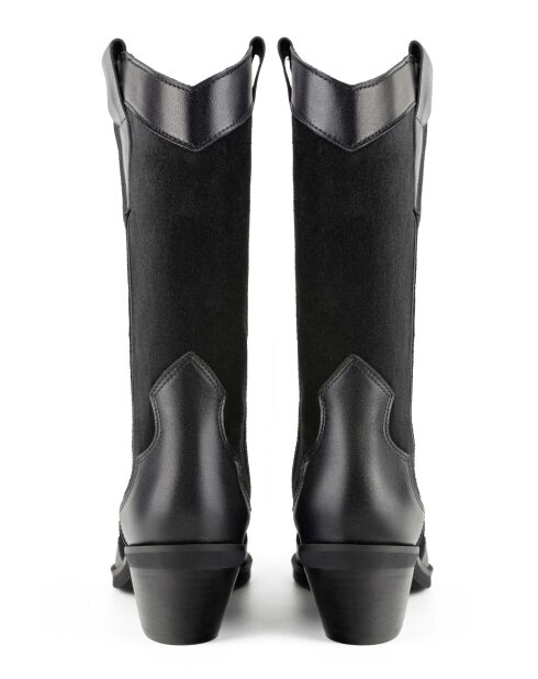 Bottes en cuir/daim Sky Full Of Stars noires