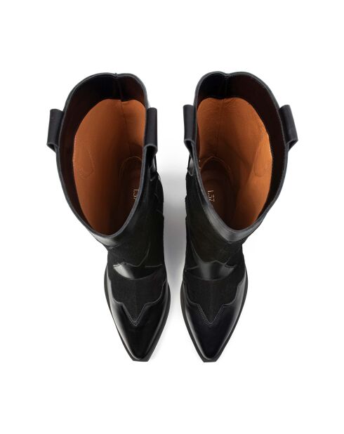 Bottes en cuir/daim Sky Full Of Stars noires