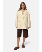 Sabot Twisted Paradise in pelle marrone