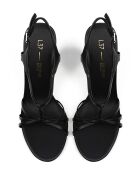 Sandali Moonlight Glow in pelle nera