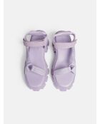 Don't Wait Up paarse rubberen sandalen