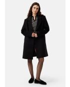 Only Want You schwarze Mokassins aus Veloursleder