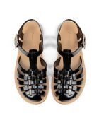 Feel The Breeze zwarte sandalen van pvc