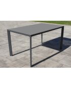 MEET Gartenset für 6 Personen Anthrazitgrau